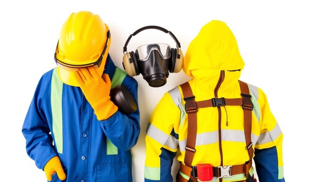 Workers in PPE
